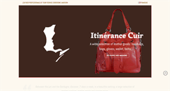 Desktop Screenshot of itinerance-cuir.com