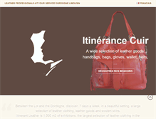 Tablet Screenshot of itinerance-cuir.com